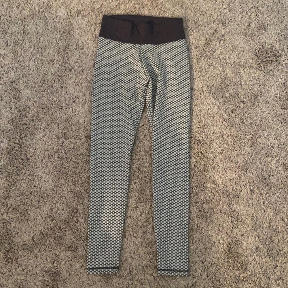 Grey/White Leggings